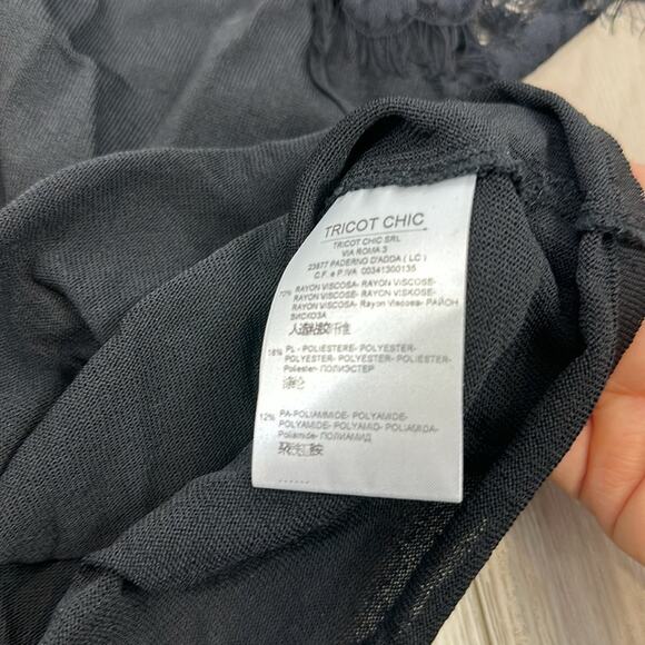 Tricot Chic lace short sleeve top size 4 - Picture 4 of 6